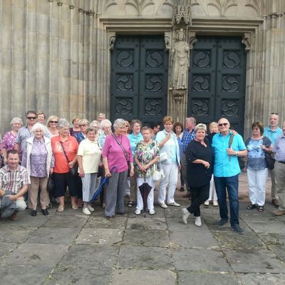 Egenstedter Senioren vor dem Magdeburger Dom